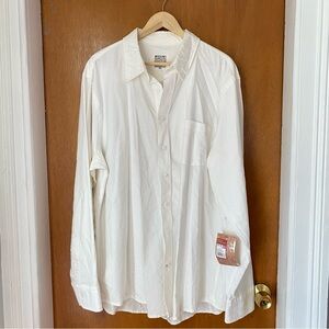 •Mens white button down shirt NWT• Size XXL